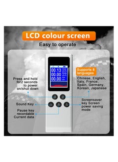 Excefore Geiger Counter Dosimeter for Nuclear Radiation, Portable Radiation Detector, Rechargeable Radiation Monitor with LCD Display, for Measuring Radioactivity Radiation Detection Device X γ β Rays  - Image 5