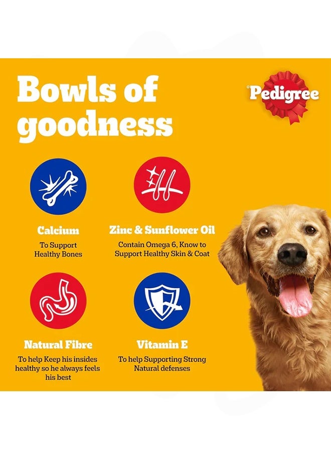 بيديجري طعام الكلاب الرطب بنكهة قطع اللحم البقري في المرق - 400 غرام (عبوة من 12) - Image 3