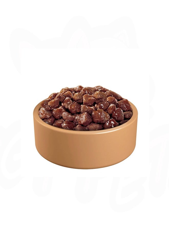 بيديجري طعام الكلاب الرطب بنكهة قطع اللحم البقري في المرق - 400 غرام (عبوة من 12) - Image 4