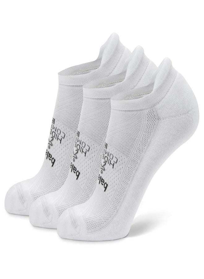 Balega Hidden Comfort Performance No Show Athletic Running Socks for Men and Women (3-Pack), White, Medium - Image 1