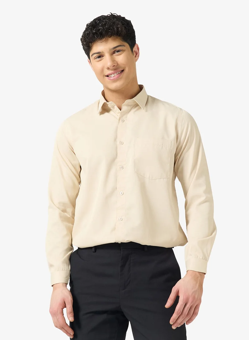 روبرت وود قميص قطني سادة رجالي