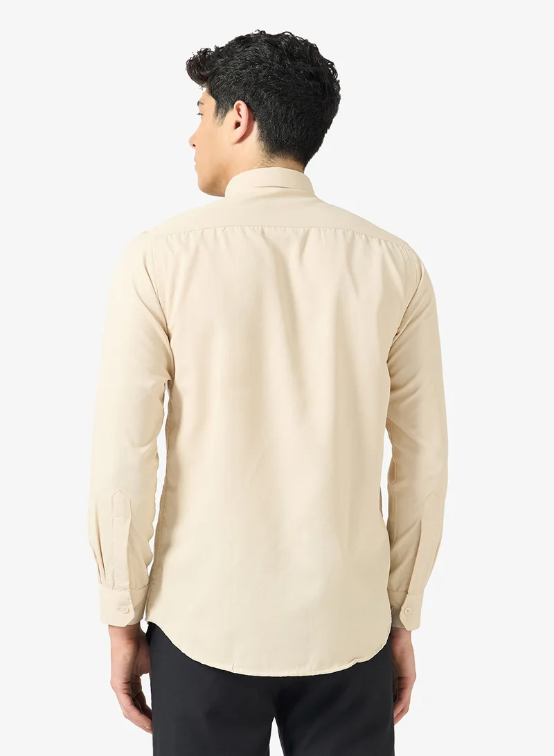 روبرت وود قميص قطني سادة رجالي