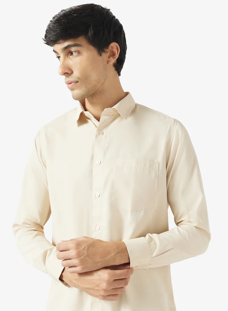 Robert Wood  Men Plain Cotton Shirt for Men | Best Price UAE