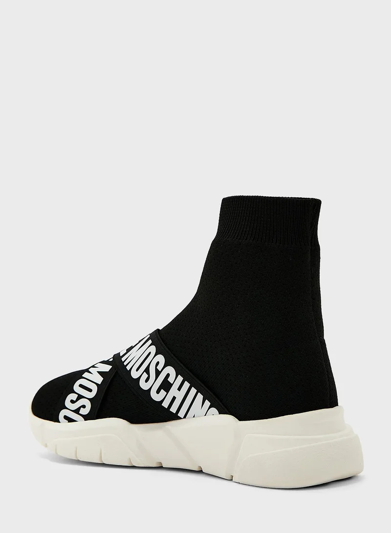 Love Moschino Love Moschino Socks High Top Sneakers