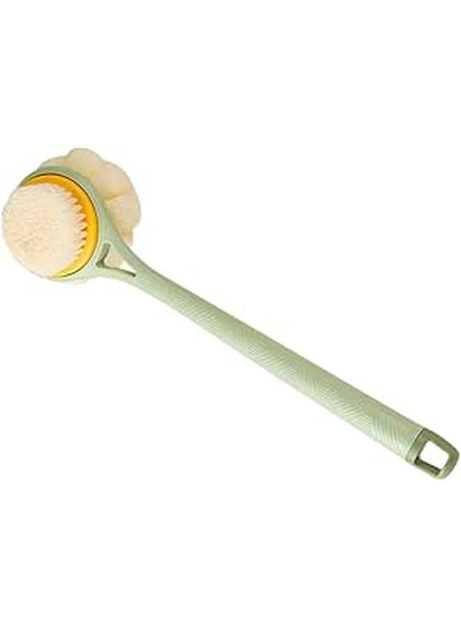 Long Handle Bath Brush With Soft Nylon Bristles For Exfoliation And Back Scrubbing - Image 1
