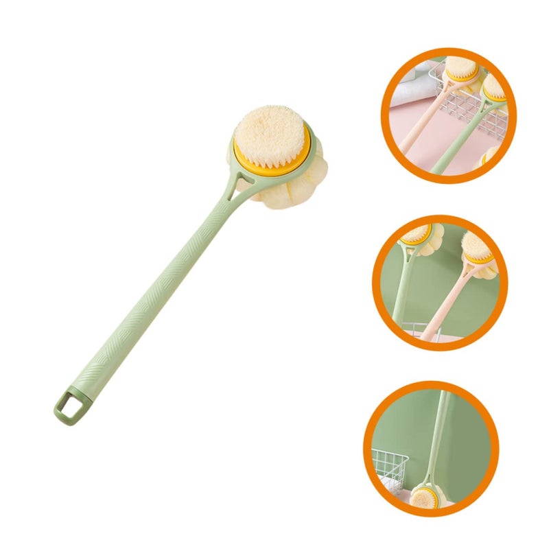 Long Handle Bath Brush With Soft Nylon Bristles For Exfoliation And Back Scrubbing - Image 3