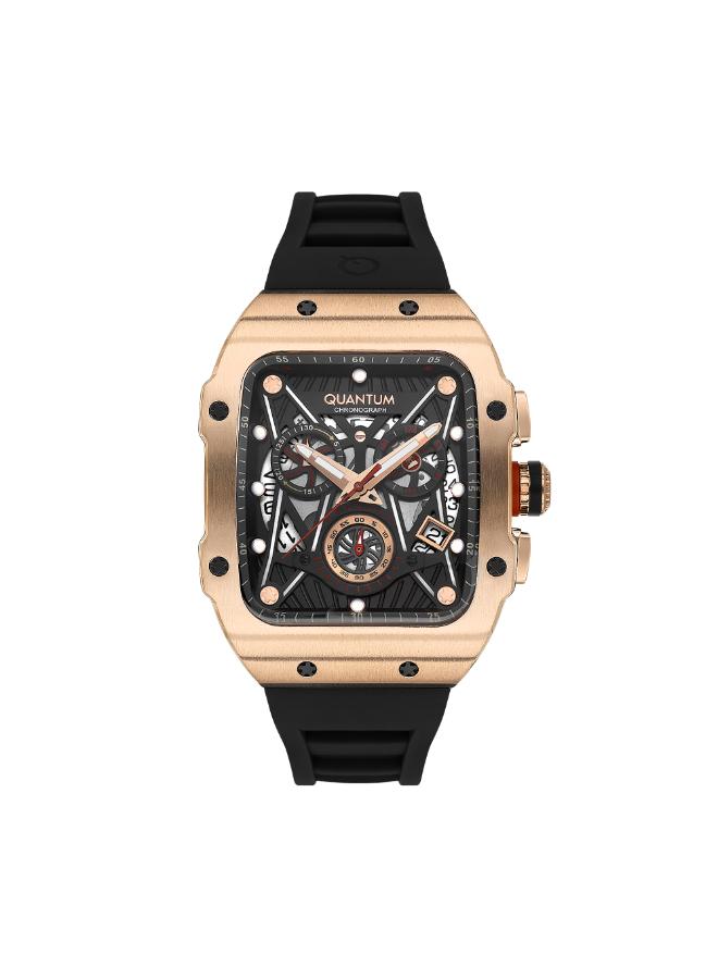Quantum Men's Silicone Chronograph Watch HNG1080.451 - 43 mm - Image 1