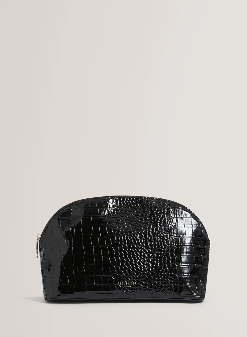 تيد بيكر Valoris Croc Effect Cosmetic Bag