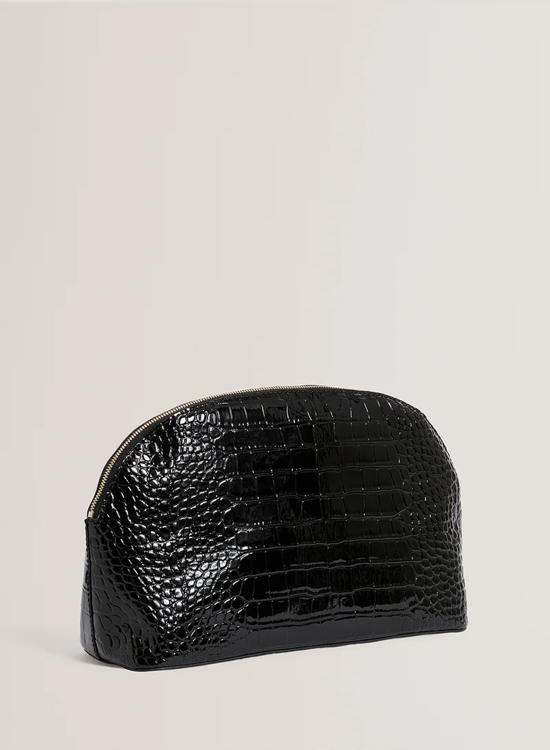 Ted Baker Valoris Croc Effect Cosmetic Bag