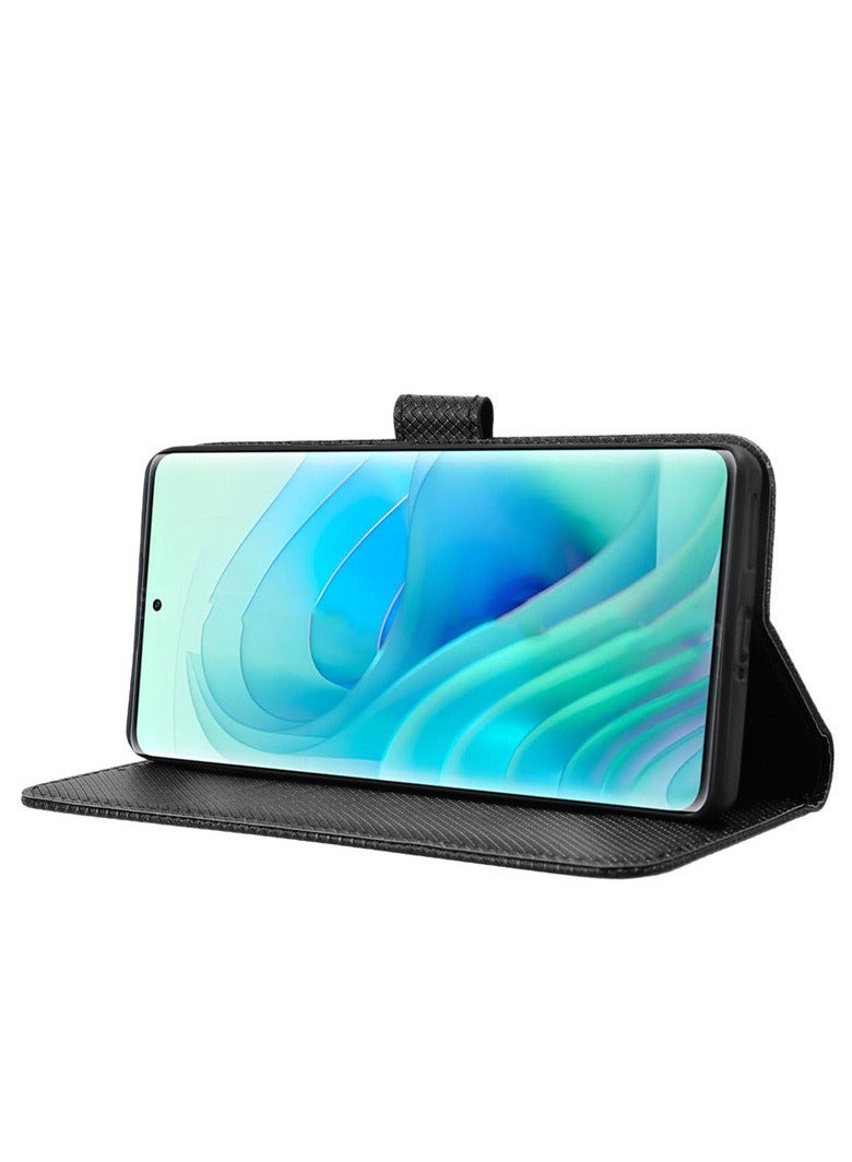 General "Case for ITEL S23/S23 Plus - Magnetic PU Leather Wallet-Style Business Phone Case - Fashion Flip Case with Card Slot and Kickstand for ITEL S23/S23 Plus"  - Image 4