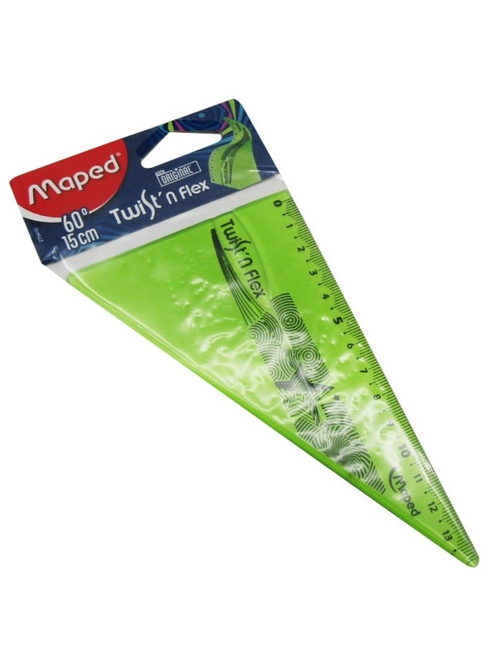 Maped 60 Degree "Twist'N" Flex Set Square - Multicolor - Image 3
