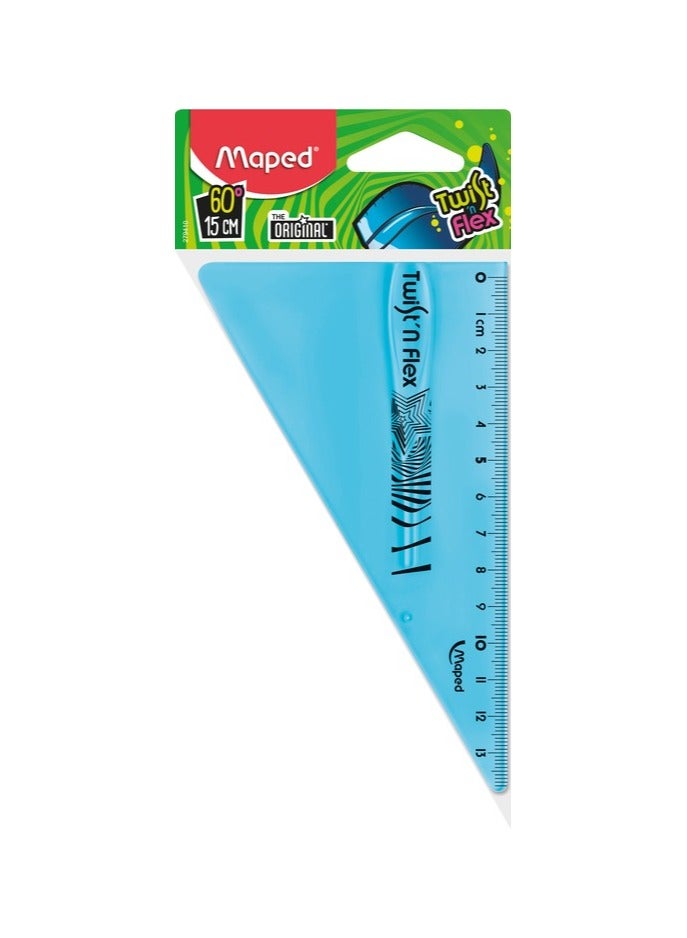 Maped 60 Degree "Twist'N" Flex Set Square - Multicolor - Image 2