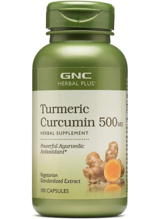 GNC Herbal Plus Turmeric Curcumin 500 Mg - Image 1
