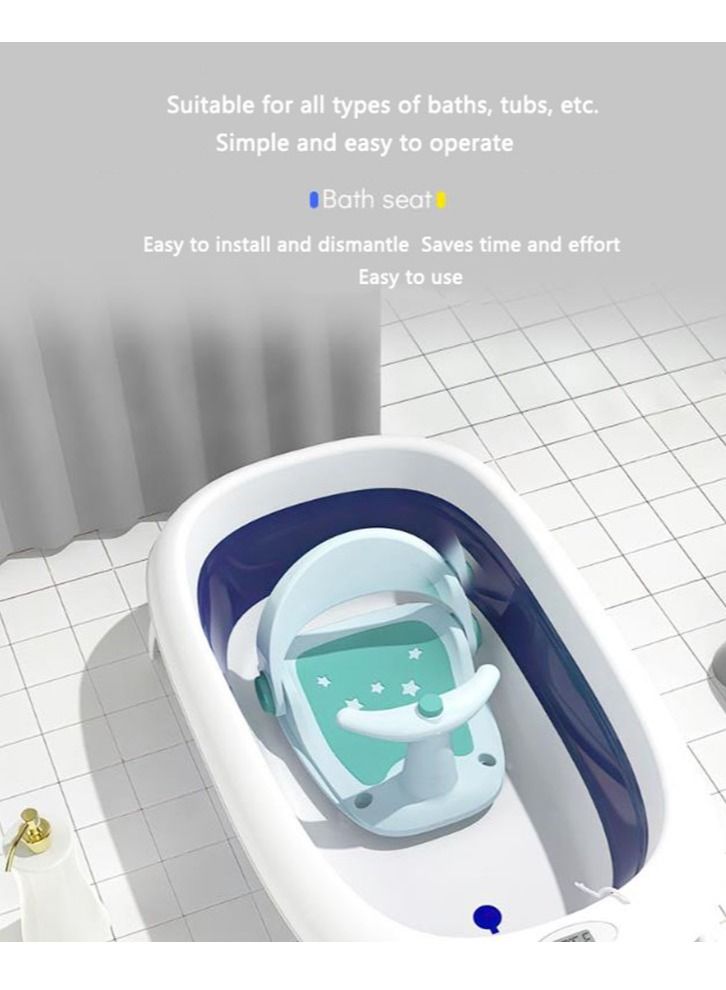 Arabest كرسي حمام للأطفال منتجات استحمام الأطفال مقعد غسيل حديثي الولادة كرسي حمام غير قابل للانزلاق - Image 2