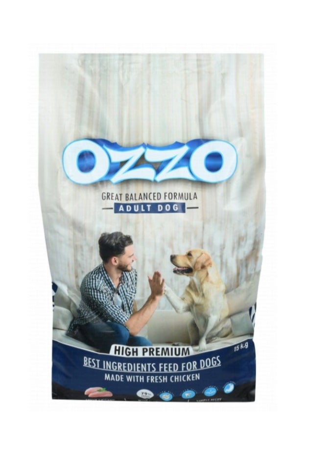 OZZO Dry Food with Chicken for Sensitive Adult Dogs 15KG 