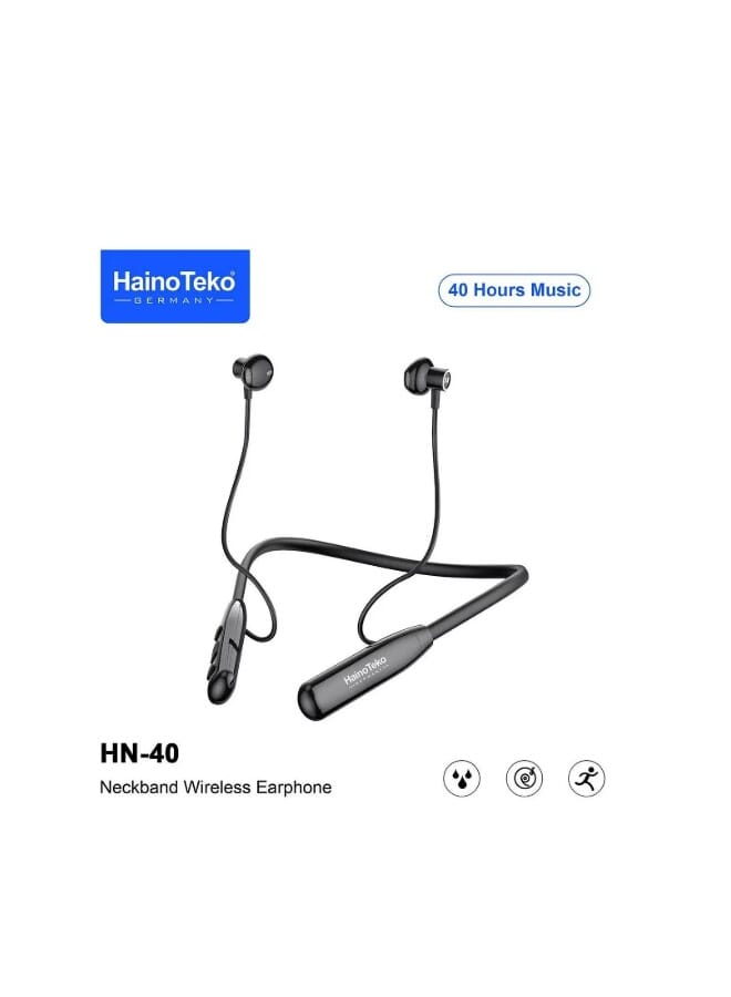Haino Teko HN-40 Neckband Wireless Headphone 40 Hours Nonstop Music - Image 2