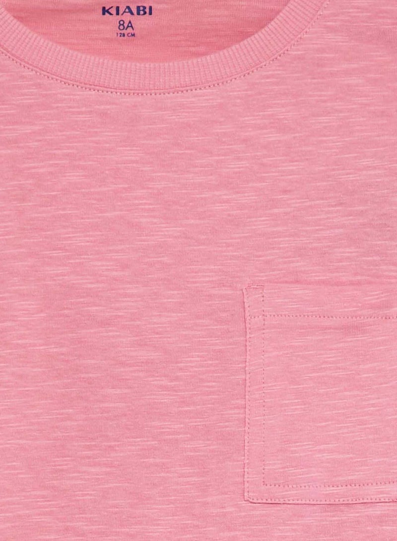 Kiabi Boys Plain T-shirt with pocket - Image 3