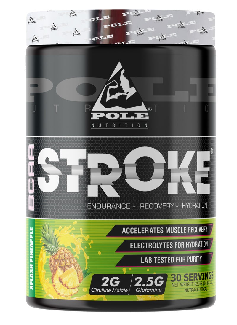 التغذية القطب - بي سي ايه ايه من Pole Nutrition - يدعم القوة والتعافي (30 حصة - نكهة الأناناس المنعش) - Image 1