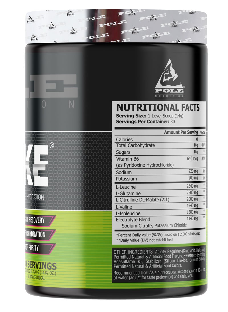 التغذية القطب - بي سي ايه ايه من Pole Nutrition - يدعم القوة والتعافي (30 حصة - نكهة الأناناس المنعش) - Image 1