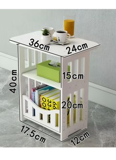 Narrow Bedside Table with Drawers White Bedside Small Slim Nightstand & Magazine Rack Cute & Stylish Compact Side Table for Bedroom Furniture for Small Spaces - pzsku/Z4FAF3B0AADCFC8B6CBDEZ/45/_/1732960757/66a150e3-be37-4dc4-8ab2-8a113950bd38