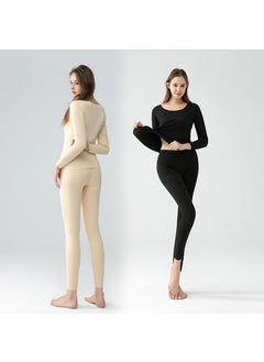 Generic Ladies Seamless Thermal Velvet Set [Skin color]]  - Image 2