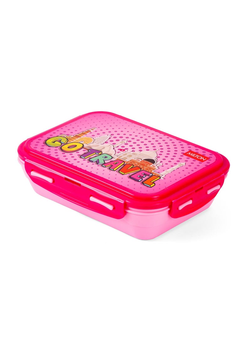 Milton Sturdy And Durable Fun Treat Lunch Box, 1200Ml, Pink - Image 4