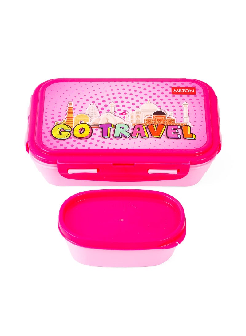Milton Sturdy And Durable Fun Treat Lunch Box, 1200Ml, Pink - Image 3
