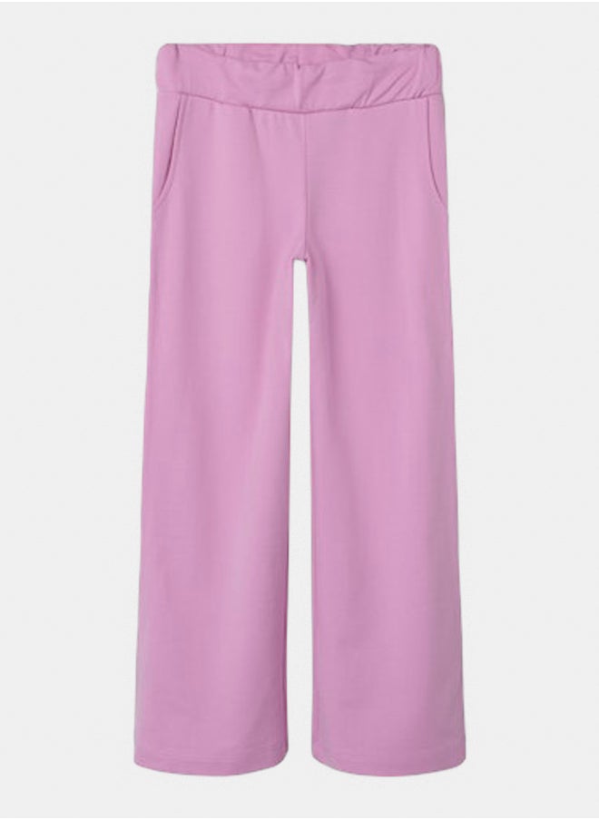 NAME IT name it Girls Vanita Wide Sweat Pants  - Image 1
