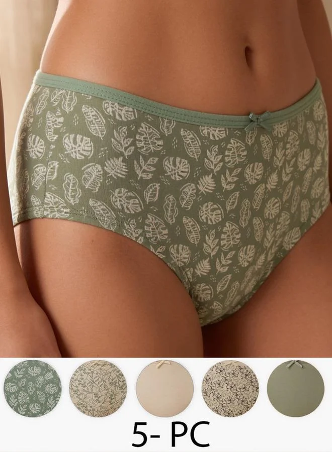 Splash FAV Set of 5 - Intimates Briefs with Bow Detail