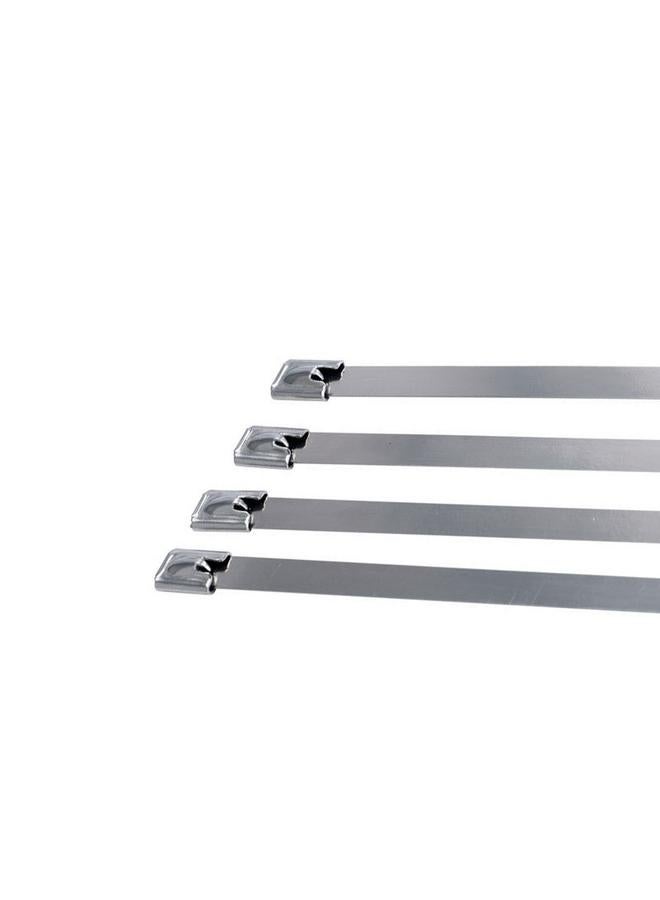 Bluejw 304 Stainless Steel Tie Metal Cable Tie With Wire And Cable Marine Self-locking Tie 4.6/7.9/10/12/16 - Image 1