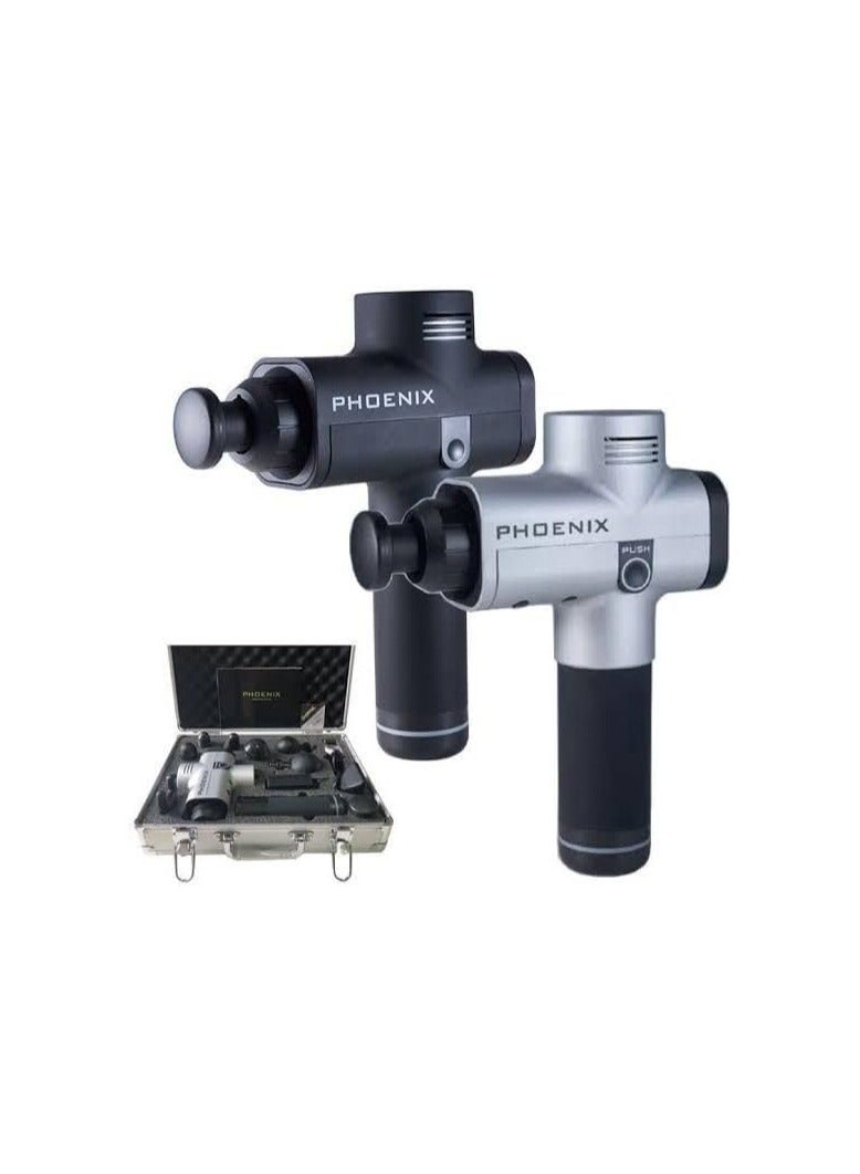 جهاز تدليك في شنطة معدنية من فينيكس، تعمل بالبطارية، أبيض - Image 4