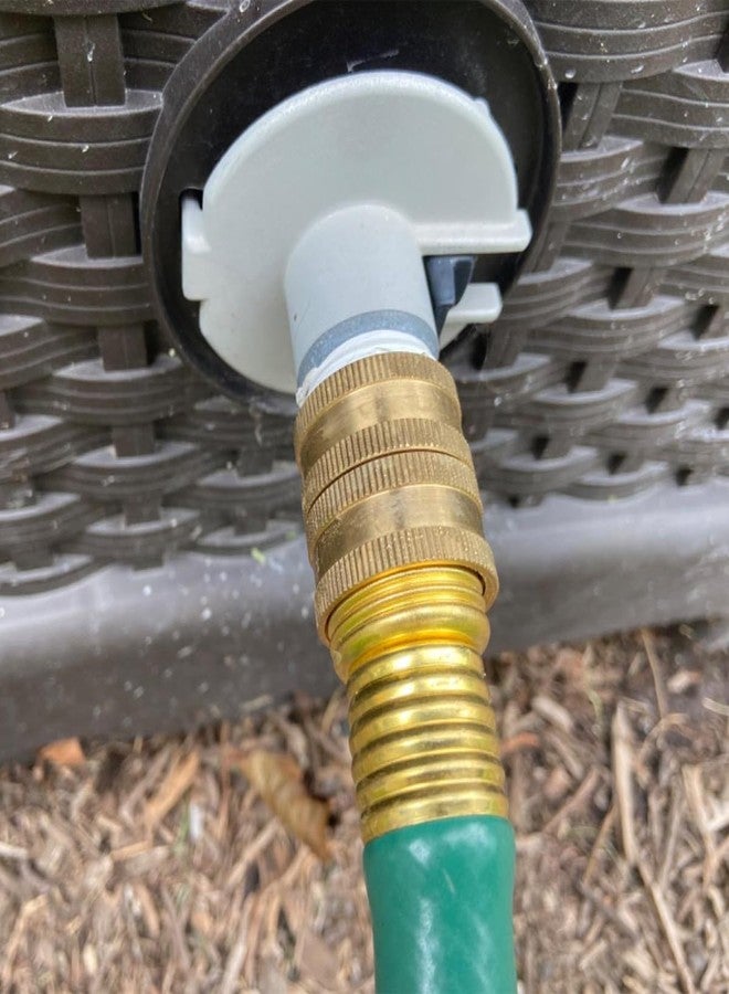 Twinkle Star le 2 Pack 3/4" Brass Garden Hose Connector with Dual Swivel for Male Hose to Male Hose, Double Female - Image 5
