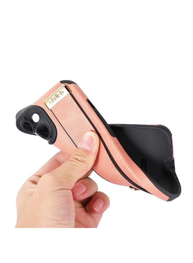 اس-توب جراب لهاتف iPhone 12 مع حزام معصم من الجلد TPU - Image 4