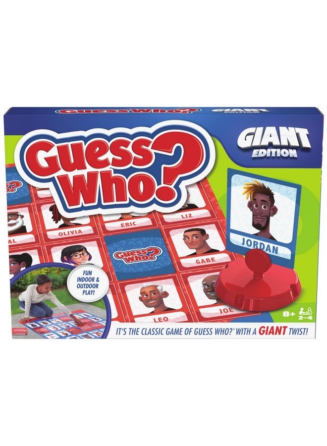 Spin Master Games, Guess Who? Giant Edition, Family Game for Indoor & Outdoor Fun with Big Oversized Board, for Family and Kids, 2-4 Players, Ages 6 & Up - Image 1