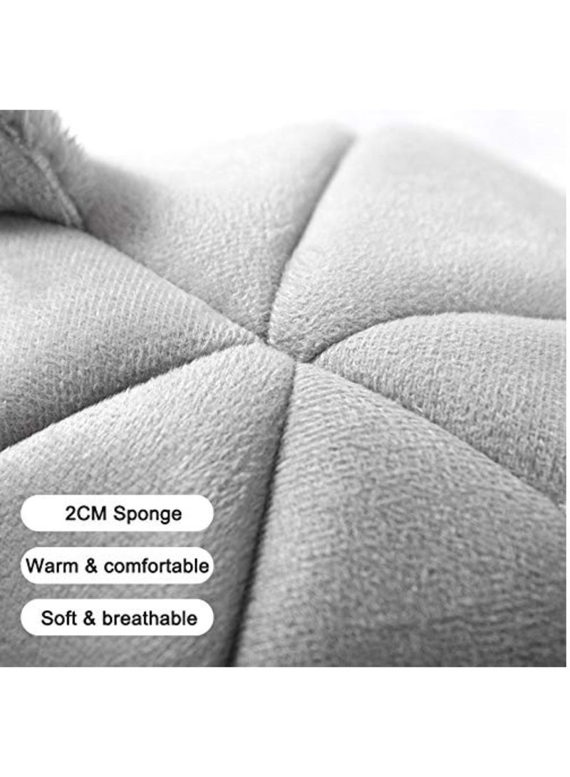 Winter Warm Cat Dog Nest Deep Sleep Semi-Closed Cat House Cave Plus Velvet Cute Pet Tent for Cats Puppy Small Dogs (L Size) - Image 4