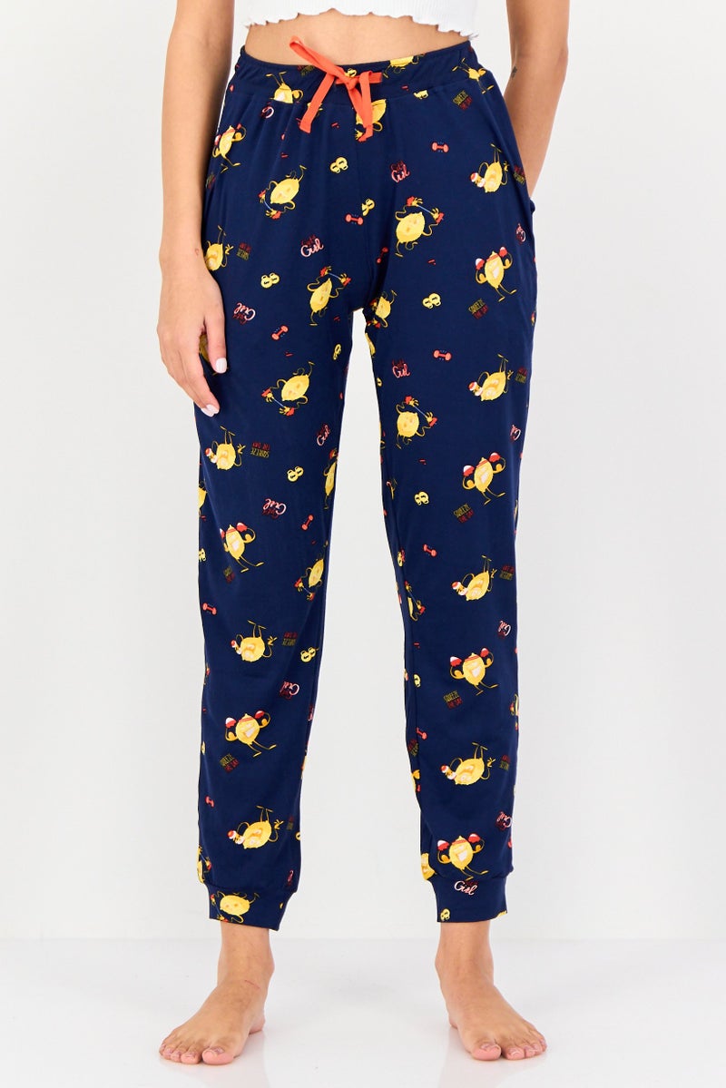 zivame Women Allover Print Sleepwear Bottom, Multicolor - Image 1