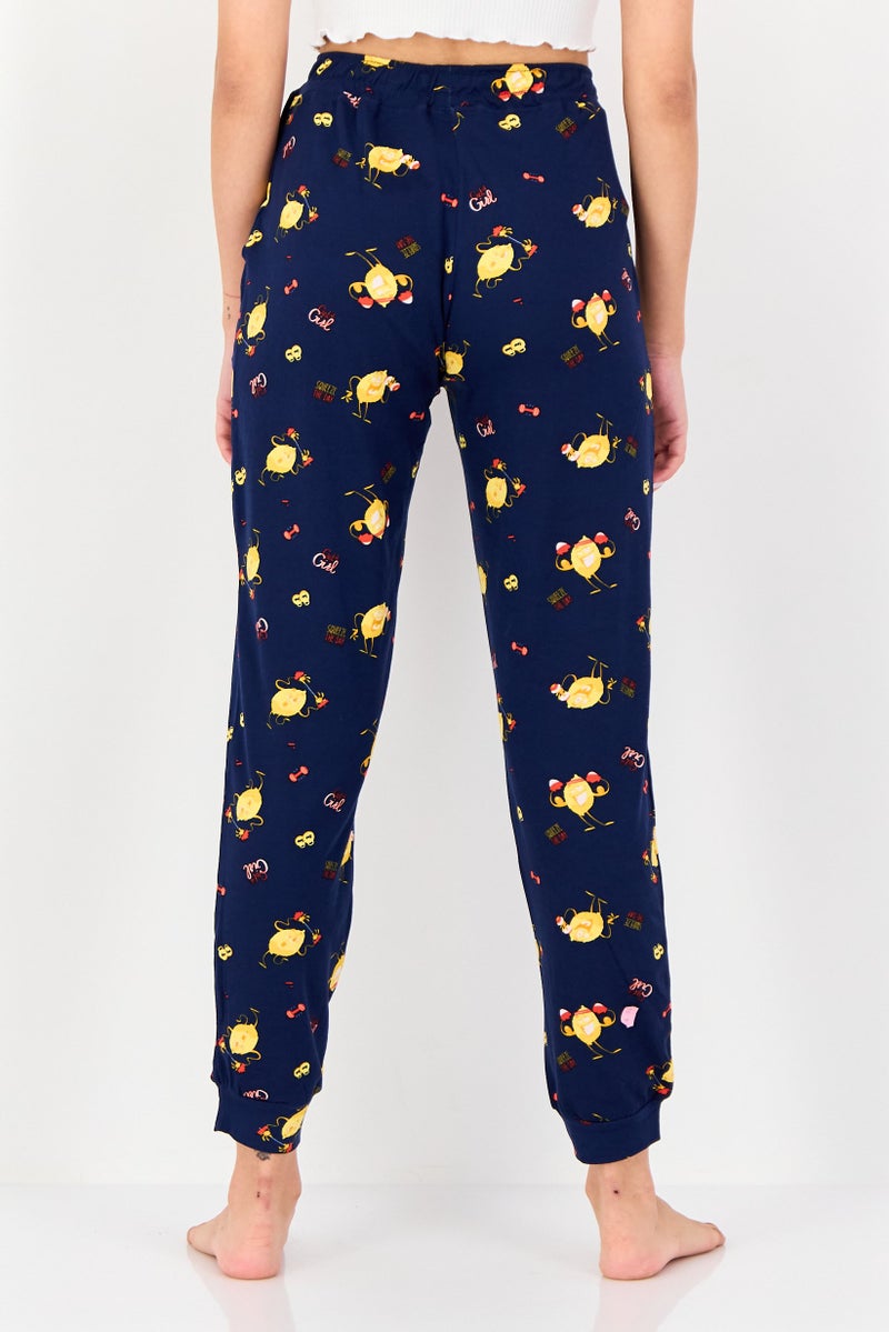 zivame Women Allover Print Sleepwear Bottom, Multicolor - Image 3