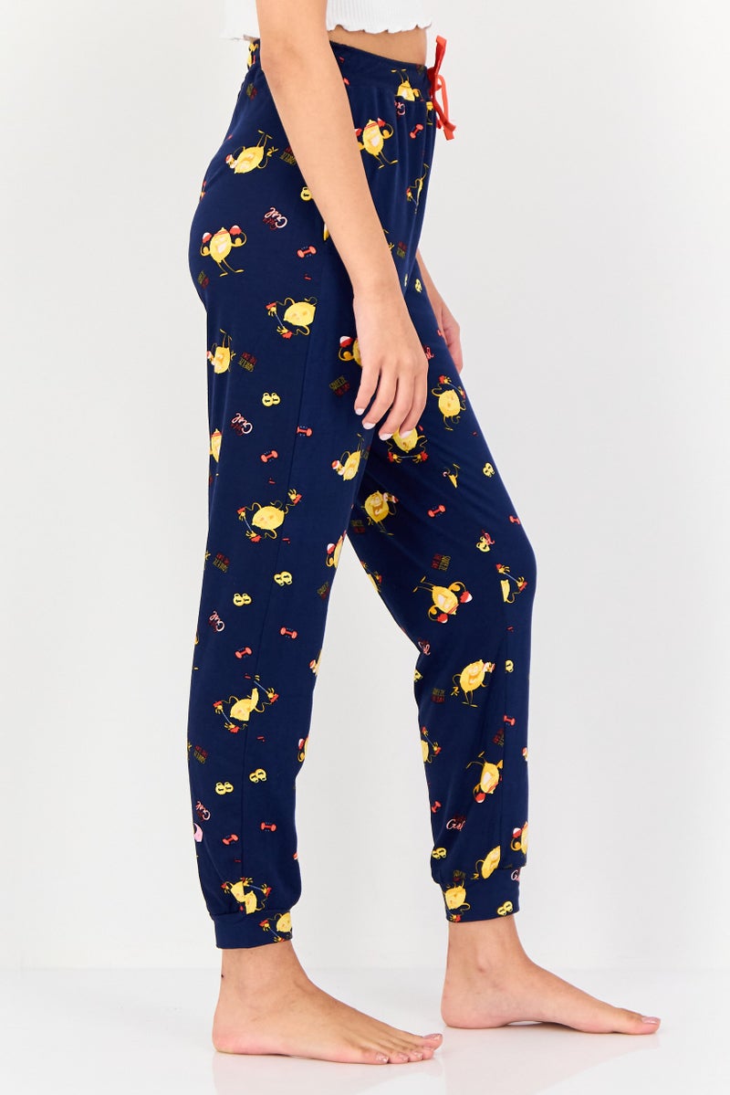 zivame Women Allover Print Sleepwear Bottom, Multicolor - Image 2