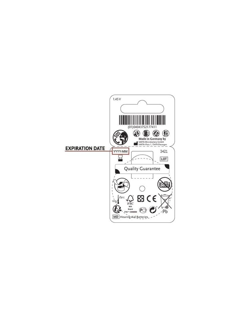 Power One - Power One P312 Hearing Aid Battery (6-Pack) - Image 1