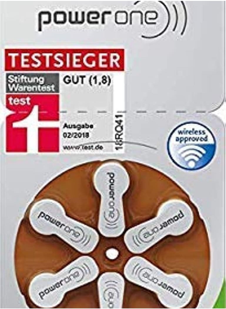Power One - Power One P312 Hearing Aid Battery (6-Pack) - Image 1