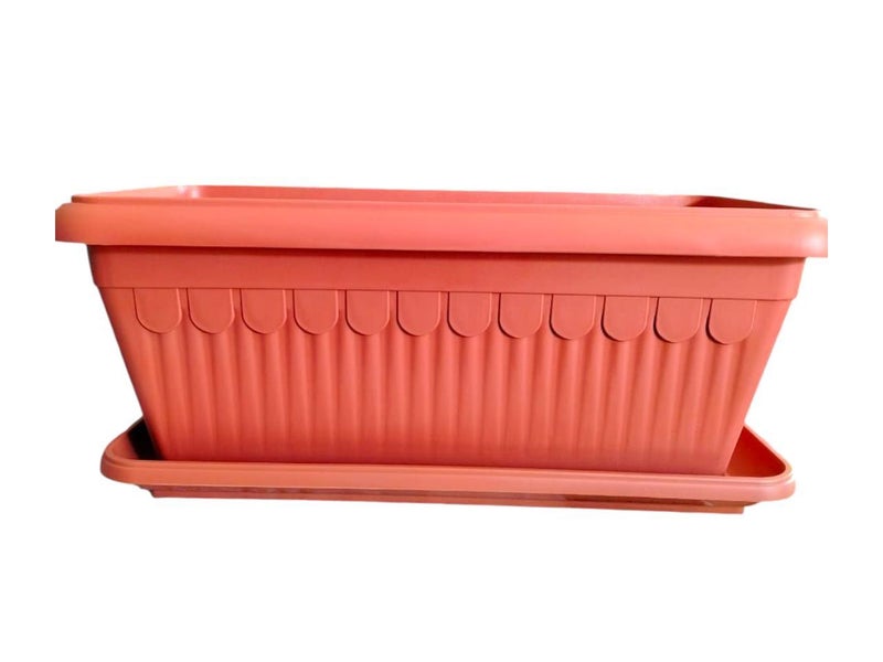 خورشيد للبلاستيك حوض 62*30 سم من خورشيد بلاست للبلاستيك - بني - Image 2