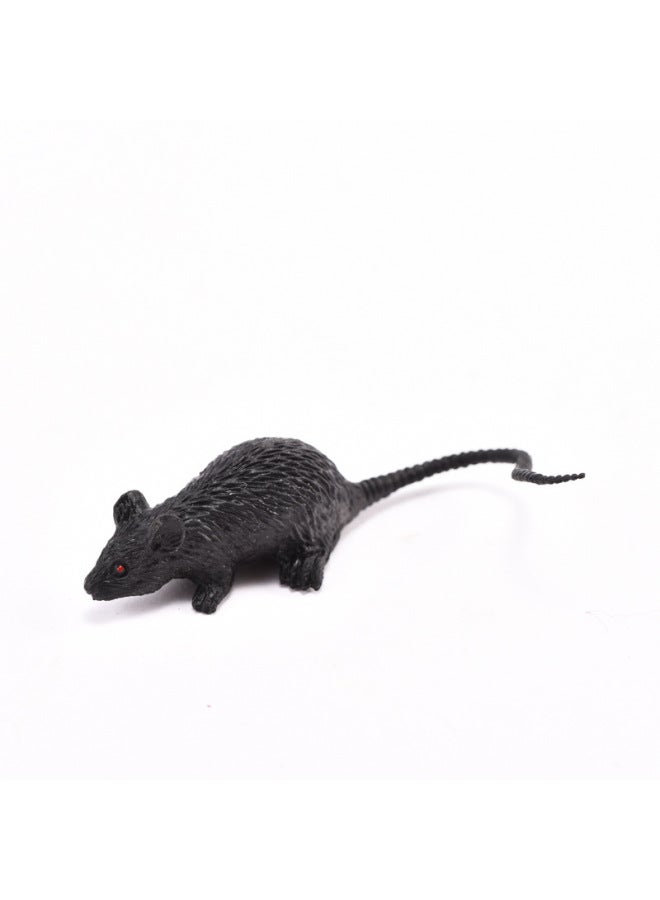 Realistic Wildlife Model Toys Bat And Mouse Figurines Educational Plastic Static Models For Children's Learning And Fun-Color:Gray Mouse 7cm  - Image 2
