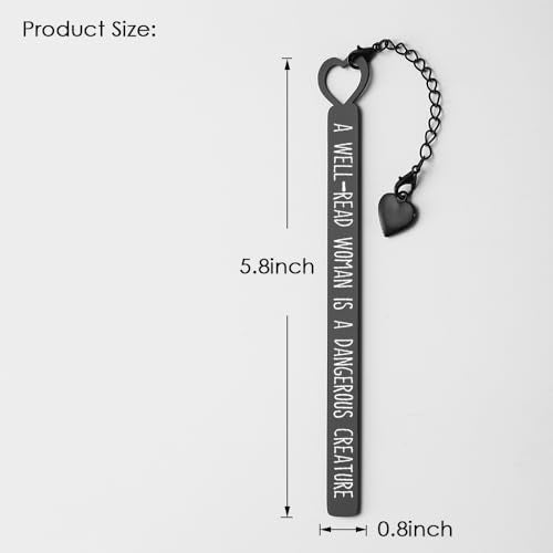 FOUGSTA Funny Bookmark Gift for Women, Daughter, Writers, Book Lovers, Cute Bookmark for Women, Funny Reading Gift for Girls, Friends, Teacher,SOOK8 - Image 5