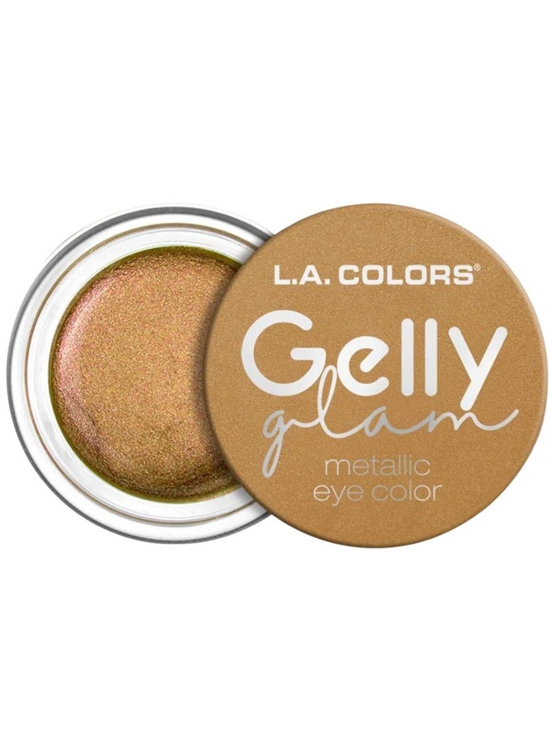 LA Colors L.A. Colors Glitzy Girl Gelly Glam Metallic Eye Color Queen Bee 5ml  - Image 1