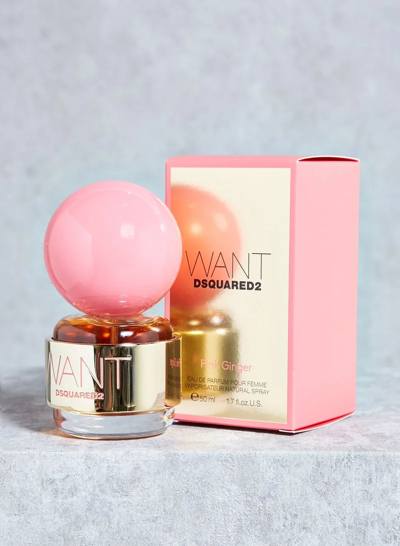 DSQUARED2 Want Pink Ginger Eau De Parfum Spray 50ml/1.7oz