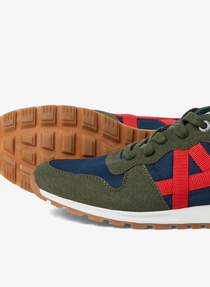 JACK & JONES Jack & Jones Contrast Detail Lace Up Sneakers