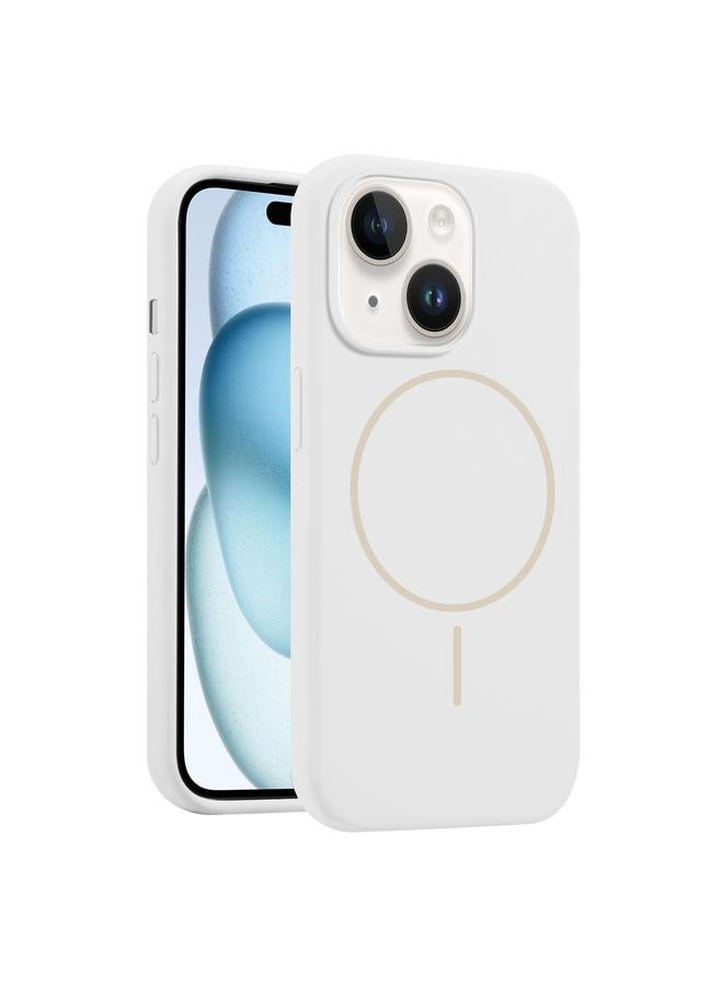 اس-توب جراب لهاتف iPhone 15 مصنوع من السيليكون السائل MagSafe - Image 1