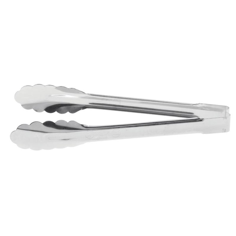 Vollrath 912 HeavyDuty OnePiece Stainless Steel Tongs