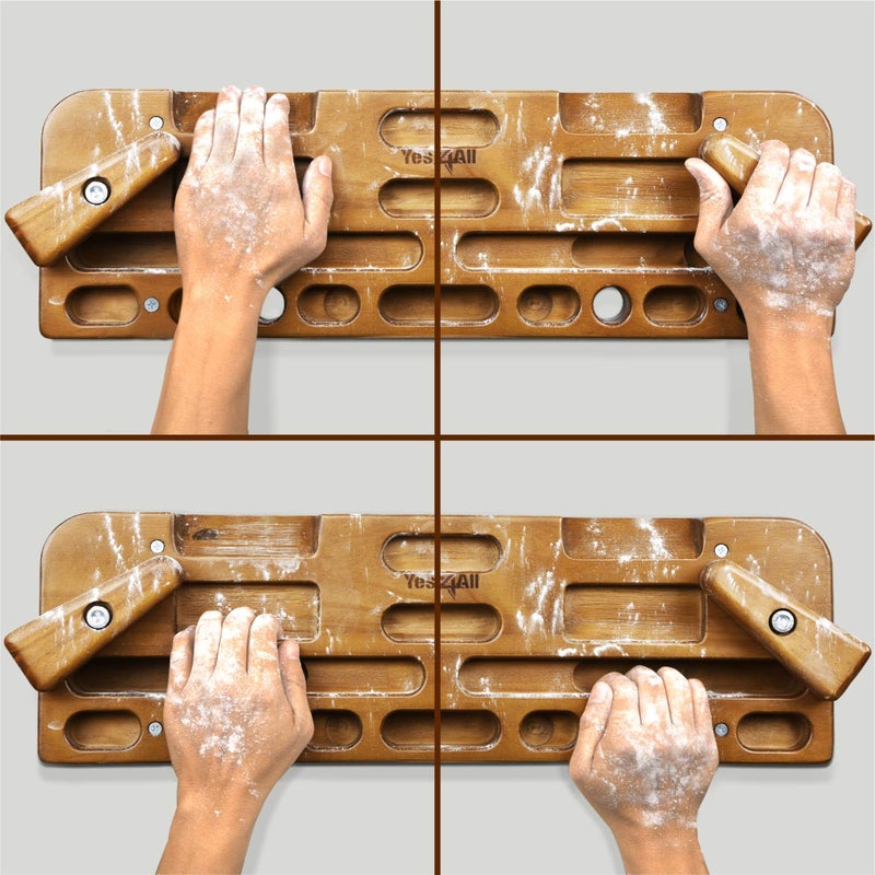 YES4ALL Climbing Fingerboard Premium - Espresso - Image 3