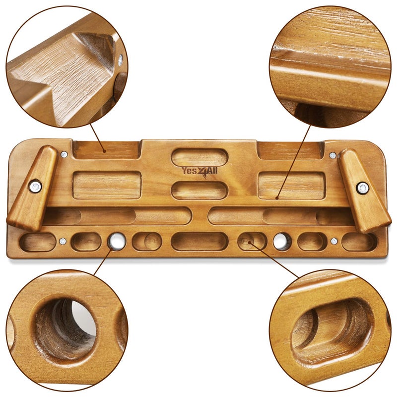 YES4ALL Climbing Fingerboard Premium - Espresso - Image 4
